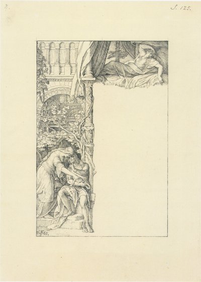 The Girdle Donation by Julius Schnorr von Carolsfeld